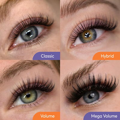 Classic & Volume Cashmere Lash Extensions 8-16mm Mixed Tray