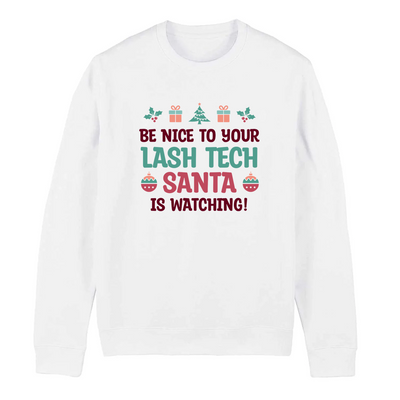 Lash Artist Sweatshirt, Be Nice, Gift for Lash tech