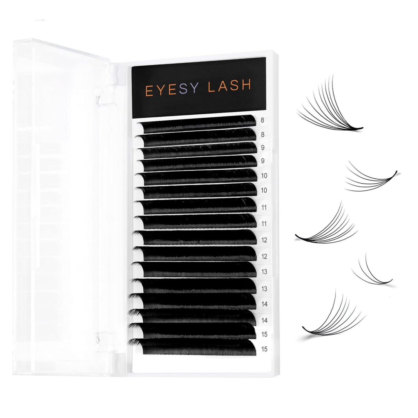 EASY FAN Russian Volume & MEGA VOLUME Lash Extensions | .03 .05 .07 | Mixed/Single length | for WHOLESALE Pre-order Only - Eyesy Lash