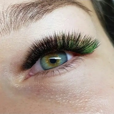 GREEN Promade/Wispy Fans 3D - 9D | .07 | 500 fans | for WHOLESALE Pre-order