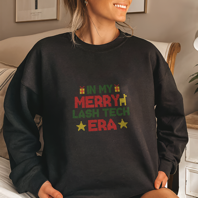 Lash Artist Sweatshirt, In My Merry, Gift for Lash tech