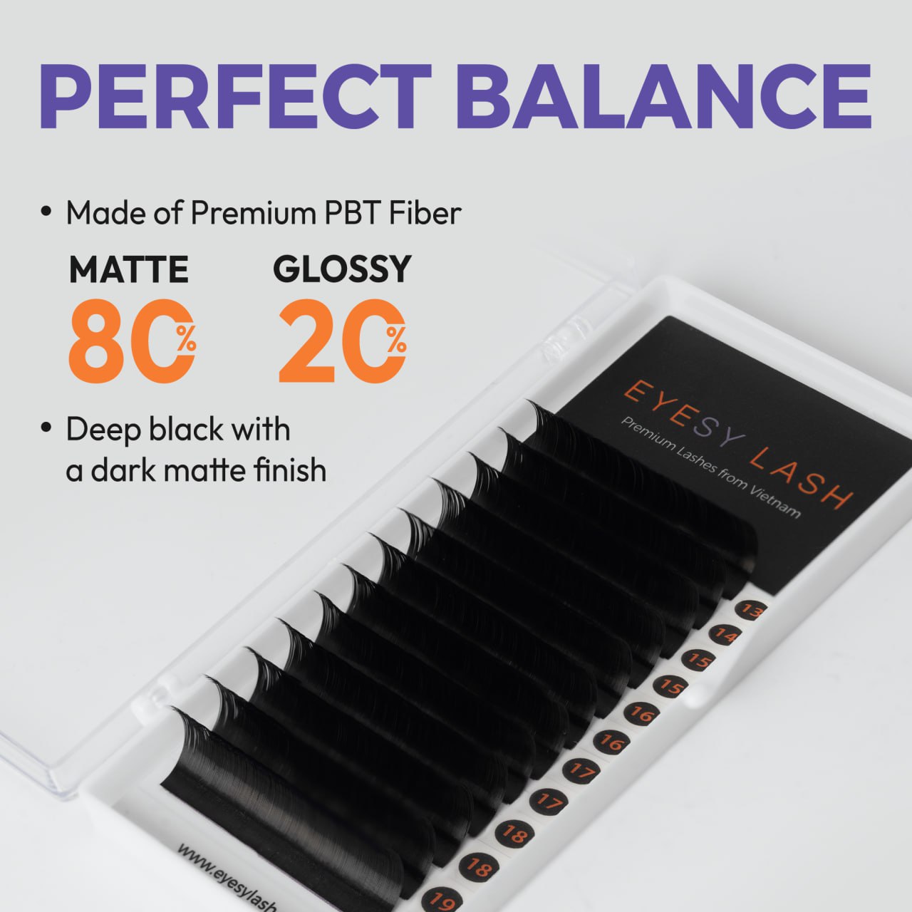 Cashmere Volume Lash Extensions 13-20mm Mixed Tray