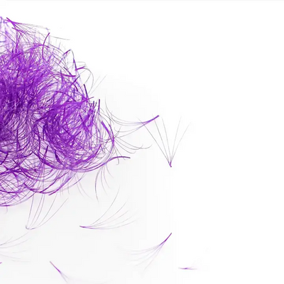 PURPLE Promade/Wispy Fans 3D - 9D | .07 | 500 fans | for WHOLESALE Pre-order