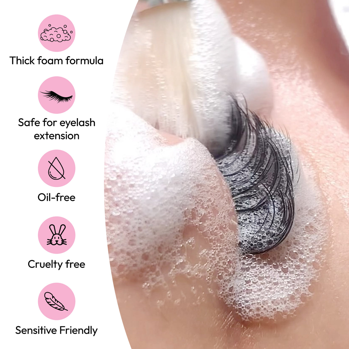 Eyesy Lash Shampoo - Foam Lash Cleaner