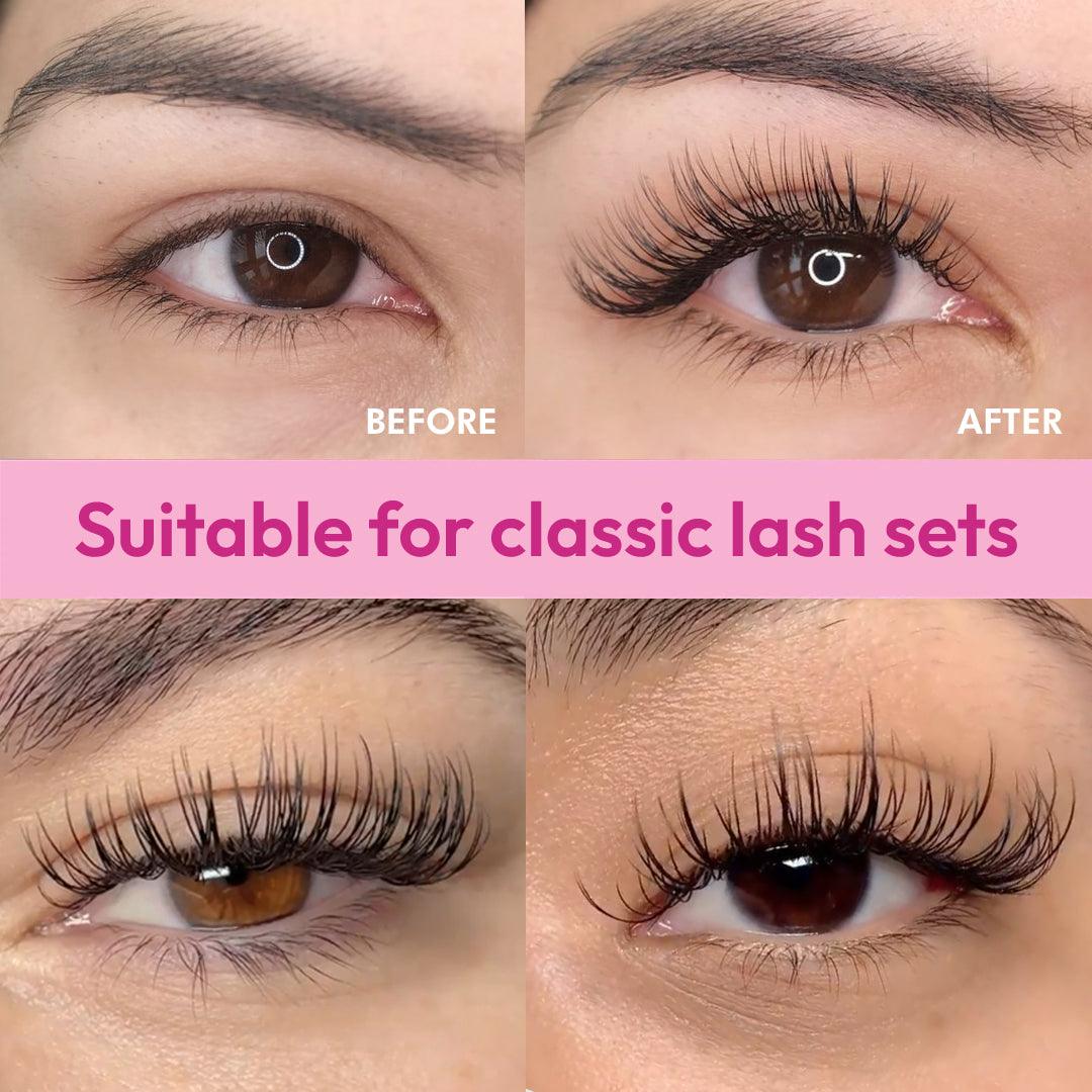 FLAT Lash Extensions Cashmere FauxMink (Ellipse CLASSIC Lashes) | .15 .20 | Mixed/Single length | for WHOLESALE Pre-order Only - Eyesy Lash
